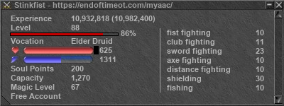 Signature for player Stinkfist